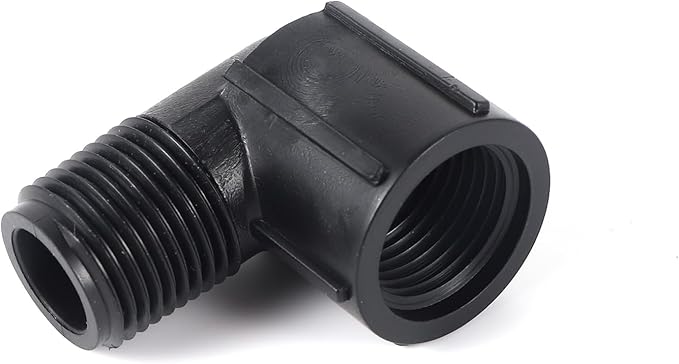 Drip Irrigation adapter 1/2-inch 90-Degree Elbow NPT pipe Fitting (1/2 Female to 1/2 male Elbow)