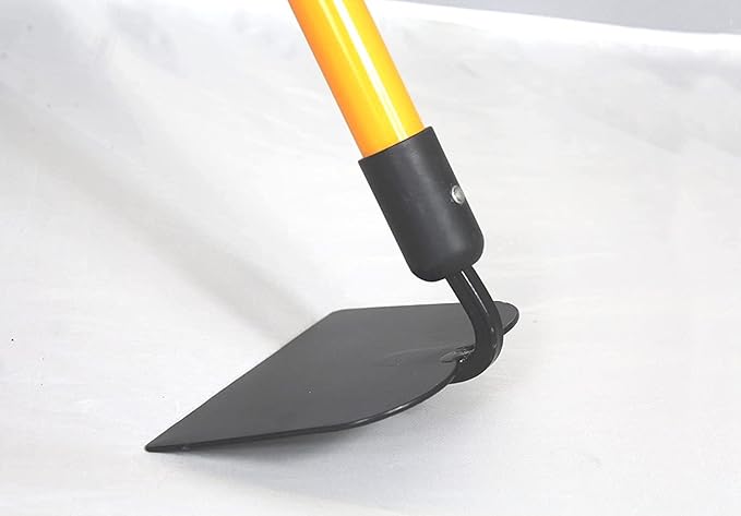 Ashman Garden Hoe (6 Pack)– Sturdy Hand Tiller – Heavy Duty Blade for Digging, Loosening Soil, and Weeding – Rubber Grip Handle for a Strong Hold – Rust Resistant Build.