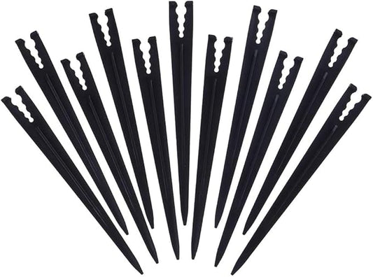 500 Pcs Plastic Irrigation Drip Support Stakes for 1/4-Inch Tubing Hose 4/7 or 3/5 Irrigation Hose Holder&Emitters/Drip Irrigation Kits/Garden Tools for Vegetable Gardens Flower Beds Herbs Garden