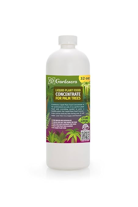 Plant Growth Superfood for Palm Trees with 18 Essential Vitamins & Minerals - Organic Plant Food Fertilizer - Micro-Fungi and Bio-Organisms for Palm Tree Care & Growth Enhancement - 32oz
