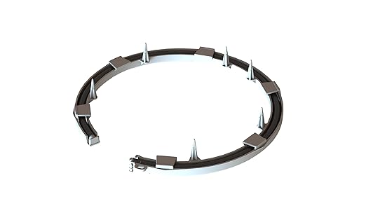 1 Pack - Premium Hevy Duty Drip Irrigation Watering Ring for .125 Inch Tubing, Halo, Circle, Great for Greenhouse & Commercial Grower Applications (10" Diameter Ring, 1)