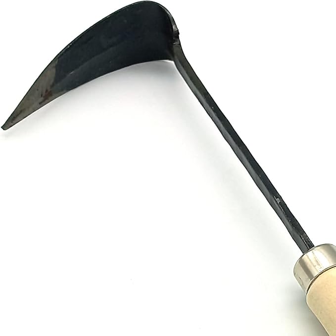 GARASANI Hand Hoe Plow Korean Style Ho-Mi Small Hoe Used to Dig Up Weeds (Grass)