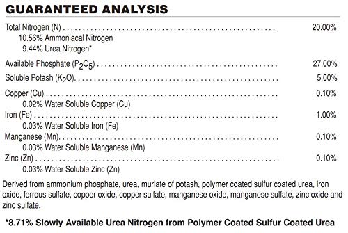 The Andersons Premium New Lawn Starter 20-27-5 Fertilizer - Covers up to 5,000 sq ft (18 lb)