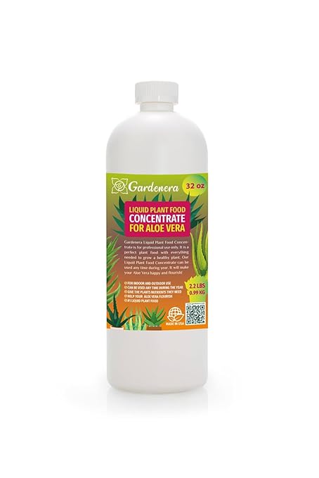 Plant Growth Superfood for Aloe Vera with 18 Key Vitamins & Minerals - Organic Plant Food Fertilizer - Micro-Fungi and Bio-Organisms for Aloe Vera Plant Care & Growth Enhancement - 32oz