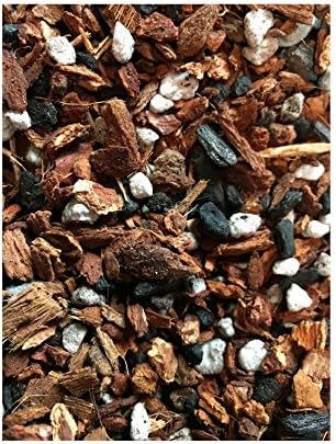 Potting Soil with Perlite, peat Moss, Coconut, Charcoal and fine Orchid bark for Young Plants & Orchid Seedlings All Natural Orchid bark Potting Mix for Potting Soil Indoor Plants