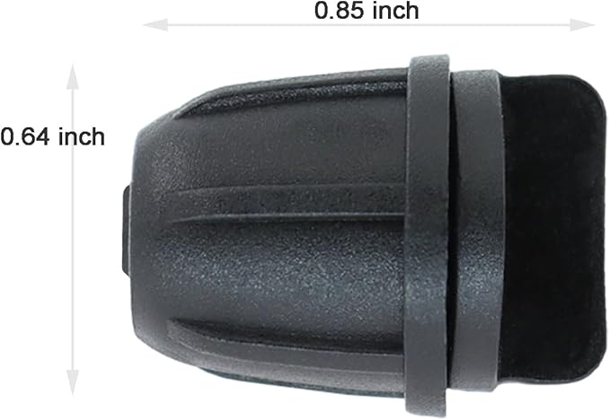 1/4 inch Drip Irrigation Hose End Plug 10PCS Drip Tubing End Closure Cap Garden Drip Irrigation Fittings Parts