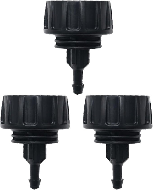 3 Pcs 1/4" Drip Irrigation Tubing Faucet Adapter 3/4" to 1/4" Drip Irrigation Tubing Garden Hose Adapter Irrigation Hose Connection