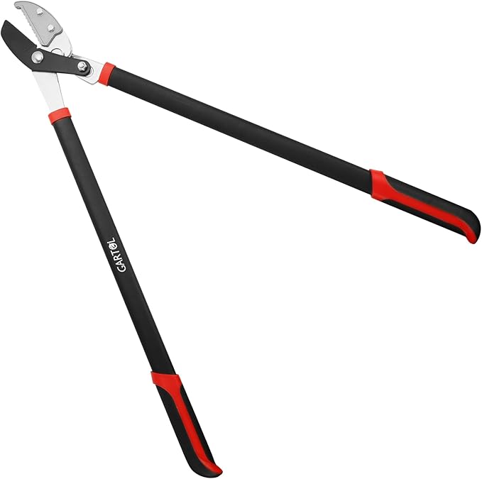 GARTOL Anvil Lopper with Compound Action Branch Cutter, 29.5 Inch Tree Trimmer with 2 Inch Clean Cut Capacity, Cut Through Thick Branches Easy