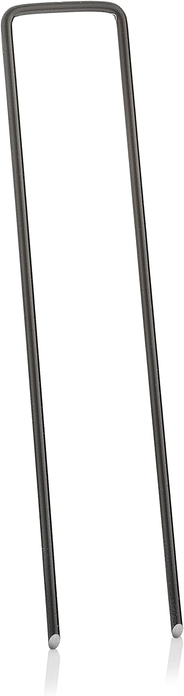 500-Pack 6'' 11 Gauge Heavy-Duty U-Shaped Garden Stakes Staples Spikes Pins Pegs - Ground Stakes for Anchoring Landscape Fabric