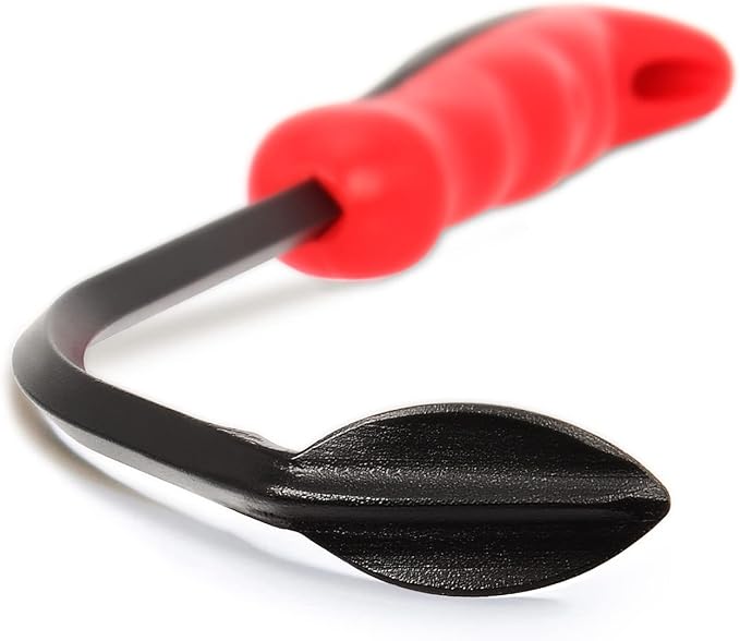 Garden Hook Weed Puller Tool Gardening Hand Cultivator Hand Tiller with Ergonomic Handle, Stainless Steel Weed Tool for Yard, Lawn & Garden