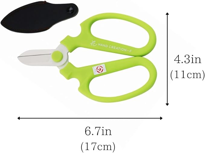 SAKAGEN HAND CREATION Flower Shears Type F-170 Scissors (Orange)