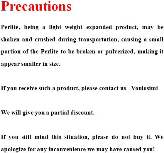 5QT Organic Perlite Horticultural Soil Amendment for Plants and Enhanced Drainage Enhanced