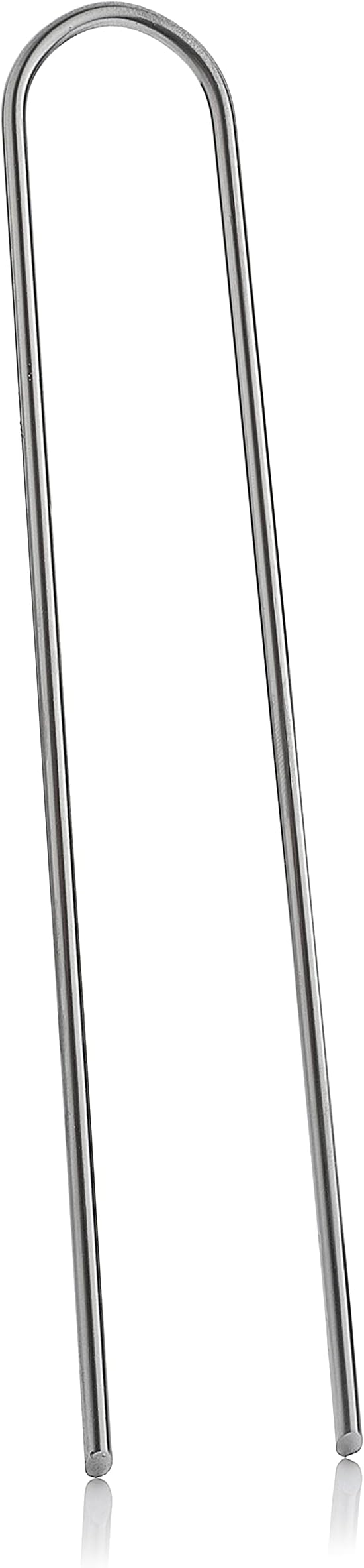 100-Pack Anti-Rust 8 Inch 9 Gauge Heavy-Duty U-Shaped Garden Securing Stakes/Spikes/Pins/Pegs - Hot Dipped Galvanized Sod Staples for Anchoring Landscape Fabric