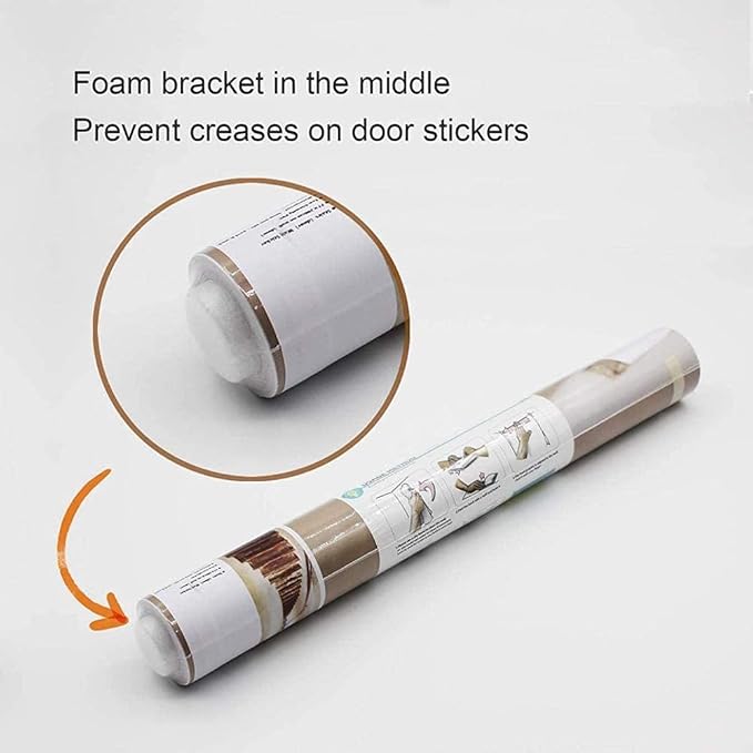 3D Door Stickers Murals Peel and Stick - Buddha Statue - Door Wallpaper Self-Adhesive Door Decals Removable PVC Waterproof Door Poster for Bedroom Living Room Door 30.3" x 78.7"