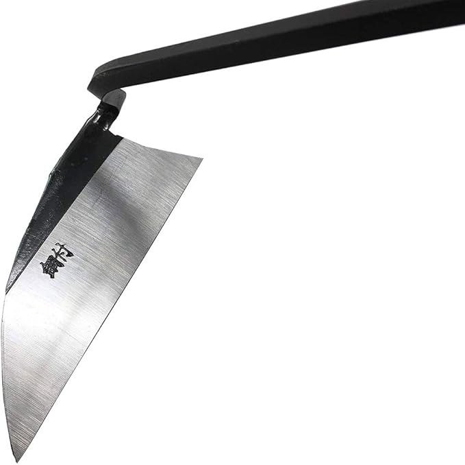 HACHIEMON Japanese Weeding Tool Very Sharp Edge Nejiri-Gama Long Type - Made in Japan