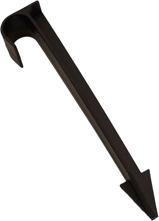 EMBerg Outdoor Drip Irrigation Tubing Garden Soaker Hose Hold-Down Anchor Stakes to Keep Your Hose Secured to The Ground - Great for Robotic Lawn Mowers! (20 Count)