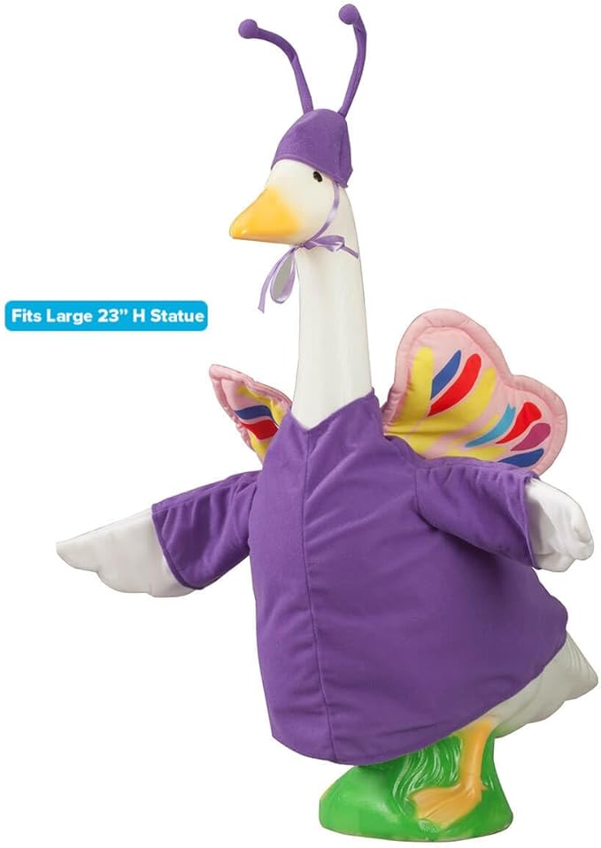 Fox Valley Traders Butterfly Goose Outfit by GagglevilleTM, Fits Large 23" H Statue
