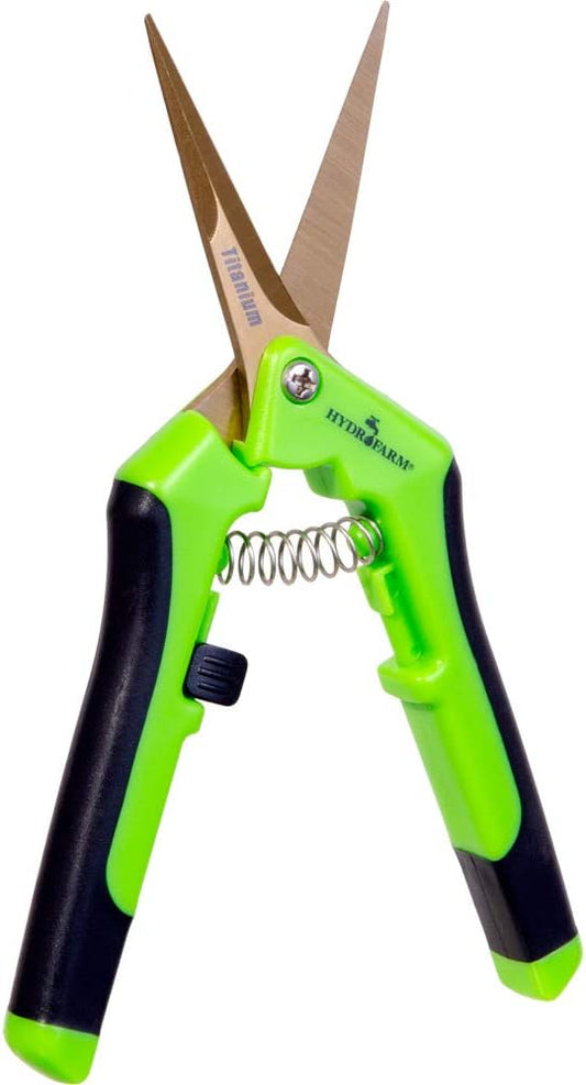 Hydrofarm HGPP400T Titanium Precision Pruners, Green