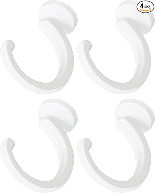 4pcs Ceiling Hooks for Hanging Plants, Lights - Metal Small Heavy Duty Indoor/Outdoor Wall Plant Hanger Swag Hooks