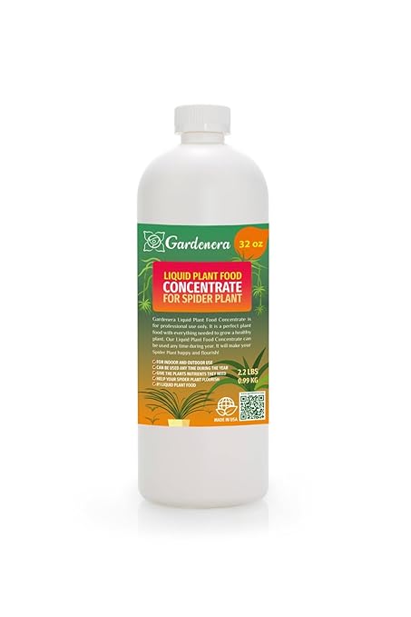 Plant Growth Superfood for Spider Plant with 18 Vitamins & Minerals - Organic Plant Food Fertilizer - Micro-Fungi and Bio-Organisms for Spider Plant Care & Growth Enhancement - 32oz