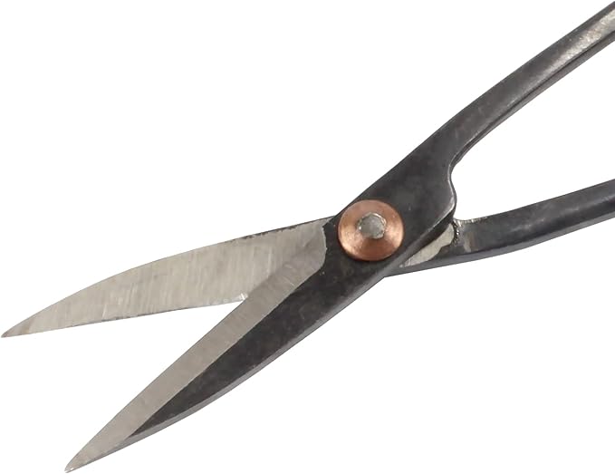 BambooMN Bonsai Basics Set - 7.2" Trimming Shears & 7" Heavy Duty Butterfly Shear - 10 Sets
