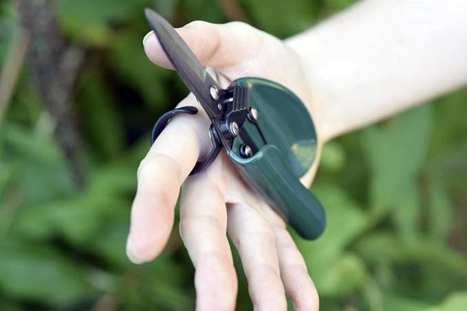 Burgon & Ball Ergo Deadheader Small Garden Snips Shears | Mini Pruning Shears Handheld 10 Year Guarantee