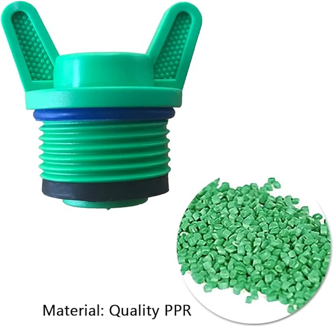 3/4” PT Pipe Plug Caps and Plugs Male Pipe Threaded Plug End Cap Garden Irrigation Tubing Stopper for RV City Irrigating Water Supply Lines (1" ID)