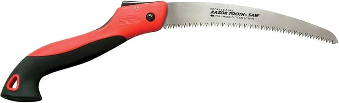 Corona 7 Inch RS 7245 Razor Tooth Folding Saw, 7-Inch Curved Blade, Steel