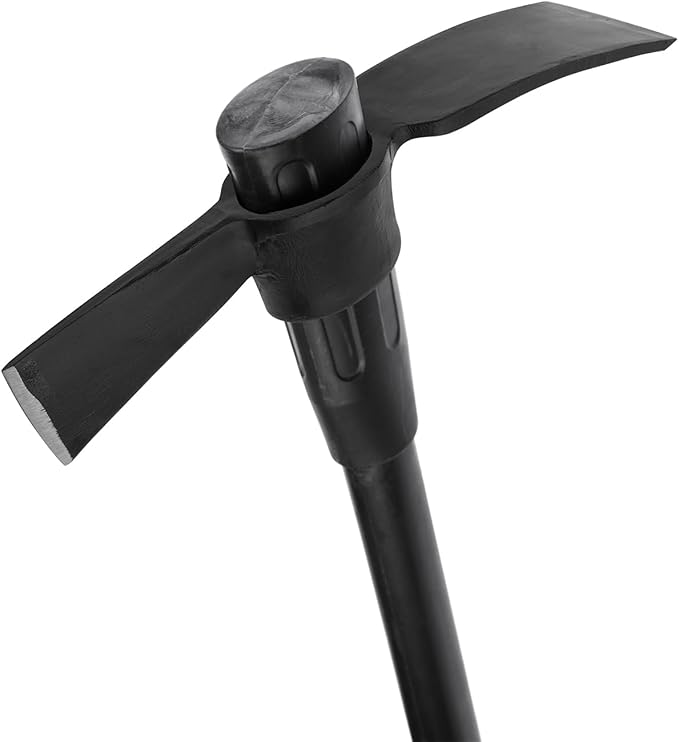 INTERTOOL Cutter Mattock, Digging Tool, Gardening Cutter & Adze, Loosen Soil, 36" Non-Slip Fiberglass Handle HT08-0307