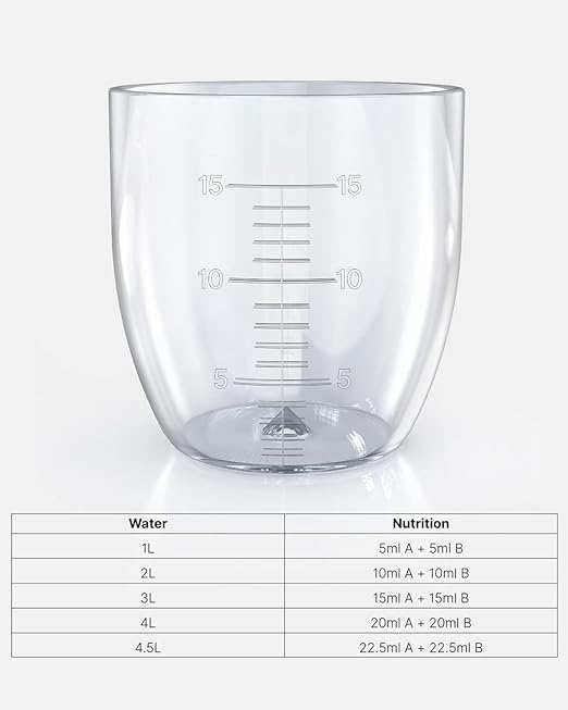 iDOO Indoor Plant Food (400ml in Total), Water Soluble All-Purpose Concentrated Fertilizer for Hydroponics System, Potted Houseplants