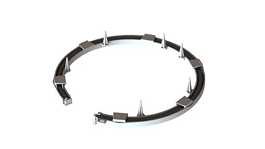 10 Pack - Premium Hevy Duty Drip Irrigation Watering Ring for .170 Inch Tubing, Halo, Circle, Great for Greenhouse & Commercial Grower Applications (5" Diameter Ring, 10)