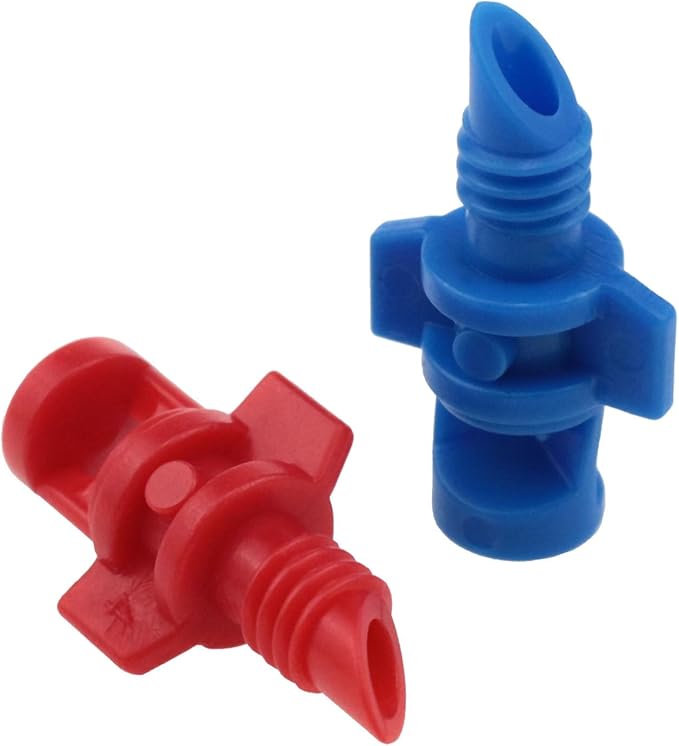 150pcs Water Jet Spray Nozzle Micro Sprinkler Heads drip Irrigation emitters drip Irrigation Parts 90/180/360 Degrees Each 50