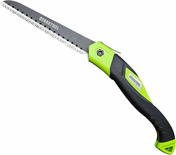 Branches Cut Hand Saw,7” Folding Bushcraft Saw,Pruning Saw with SK5 High Carbon Steel Blade Silky Pocketboy Saw for Tree Trimming,Wood Cutting, Camping Tool, Backpacking Saw, Landscaping Tool