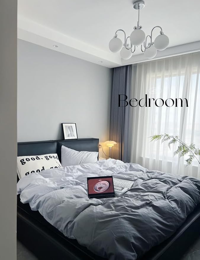 Dimoon 118''x17.7'' Grey Peel and Stick Wallpaper Contact Paper Modern Self Adhesive Wall Paper Removable Renter Friendly Textured Solid Color Shelf Cabinet Vinyl Roll (118''x17.7'',Silver Grey)