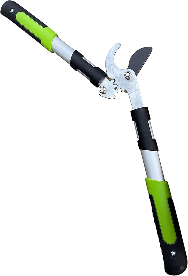 GARDEN GURU Bypass Loppers Tree Trimmer Clipper - 3X Cutting Power Gardening Loppers Pruning Shear -Comfort Grip Handles -High Carbon Steel Blade – Heavy Duty Branch Cutter –Cut Thick Branches w Ease