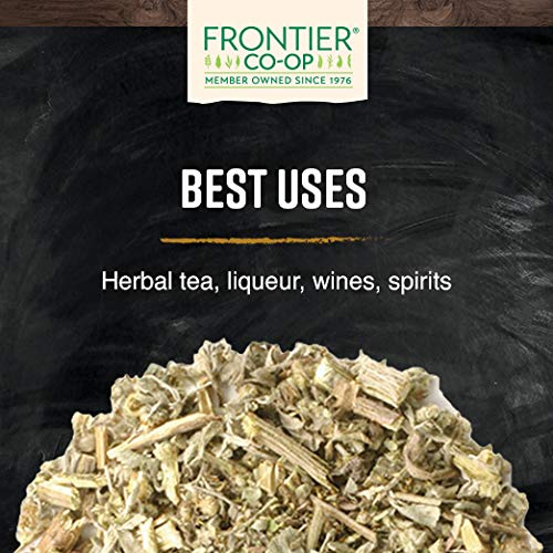 Frontier Co-op Wormwood Herb, 1lb Bulk Bag, Cut & Sifted - Artemisia Absinthium | Wormwood Tea and Herbal Uses, Kosher