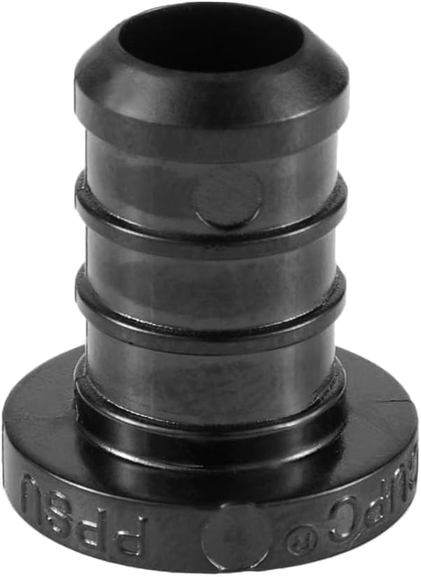 200-Pack EFIELD Pex Fittings Poly PPSU Barb Crimp 1/2-inch Plug (End Cap) For Pex Tubing, (1/2-inch)