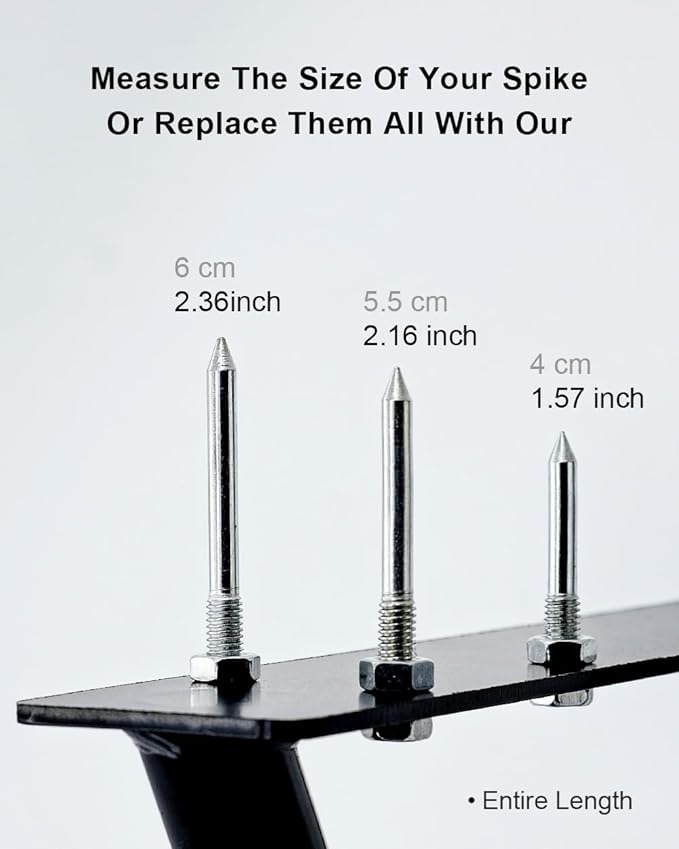 Heeqinn Lawn Aerator Spikes, Replacement Aerator Spikes Parts for Lawn Aerator Shoes and Aerator Tools 2.2inch, 26pcs