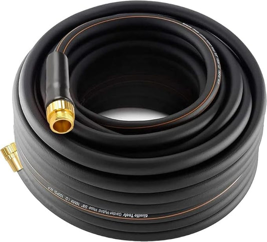 Giraffe Tools Garden Hose 100ft x 5/8", Water Hose Heavy Duty, with Swivel Handle Lightweight, Flexible Hybrid Hose, Male Female Fittings