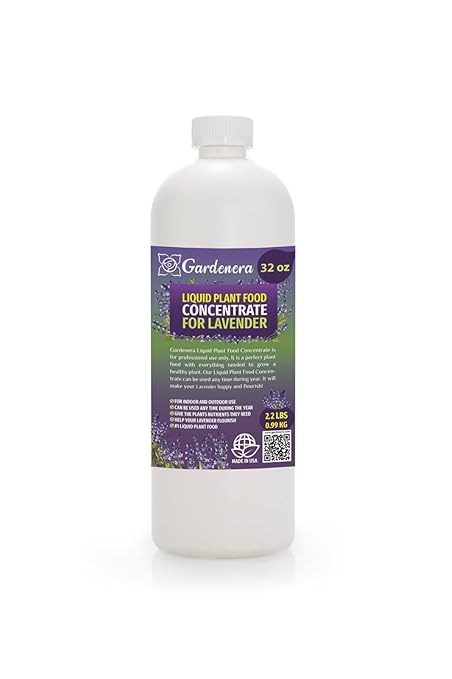 Plant Growth Superfood for Lavender with 18 Essential Vitamins & Minerals - Organic Plant Food Fertilizer - Micro-Fungi and Bio-Organisms for Lavender Plant Care & Growth Enhancement - 32oz