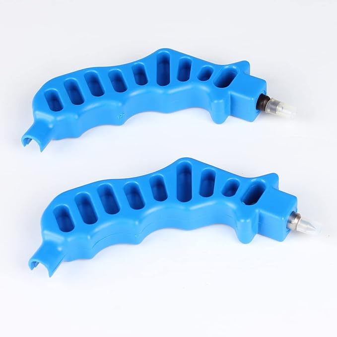 2-in-One Drip Irrigation Tubing Hole Punch, Drip Tube Hole Puncher Fitting & Emitter Insertion Tools, 1/4 inch Tube Goof Hole Plugs