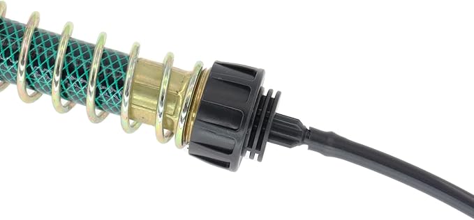 1/4 Inch Drip Irrigation Tubing to 3/4 Inch Garden Faucet Adapter 4PCS Water Drip Hose Adapter Connectors Drip Irrigation Fitting Parts with Washers