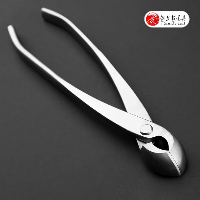 205MM Bonsai Round Edge Cutter Professional Grade Branch Cutter Alloy Steel Bonsai Tools Equip With Tool Bag (MTS-12)
