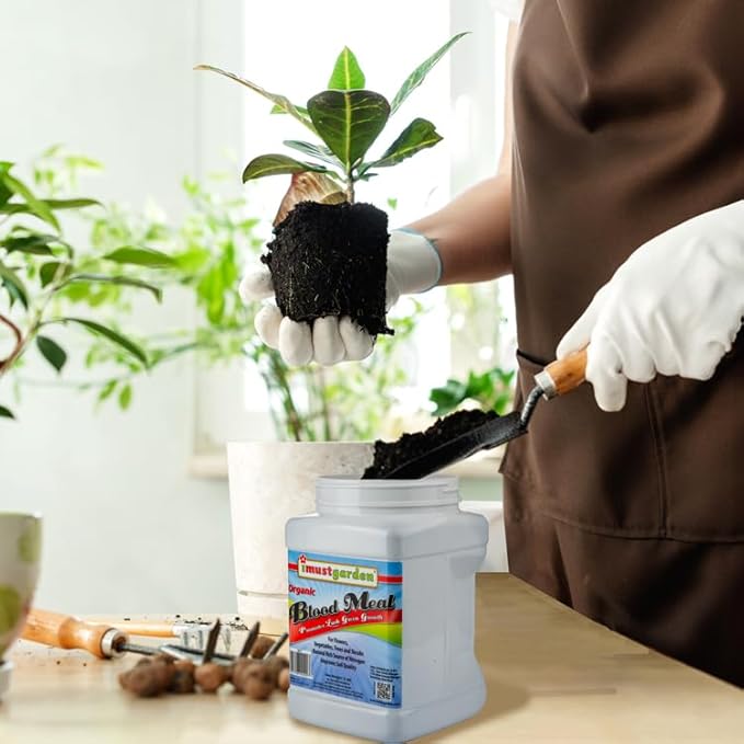 I Must Garden Biochar – Premium Pecan Shell Soil Conditioner – Improves Plant Growth & Moisture Retention – 1lb (2qt)