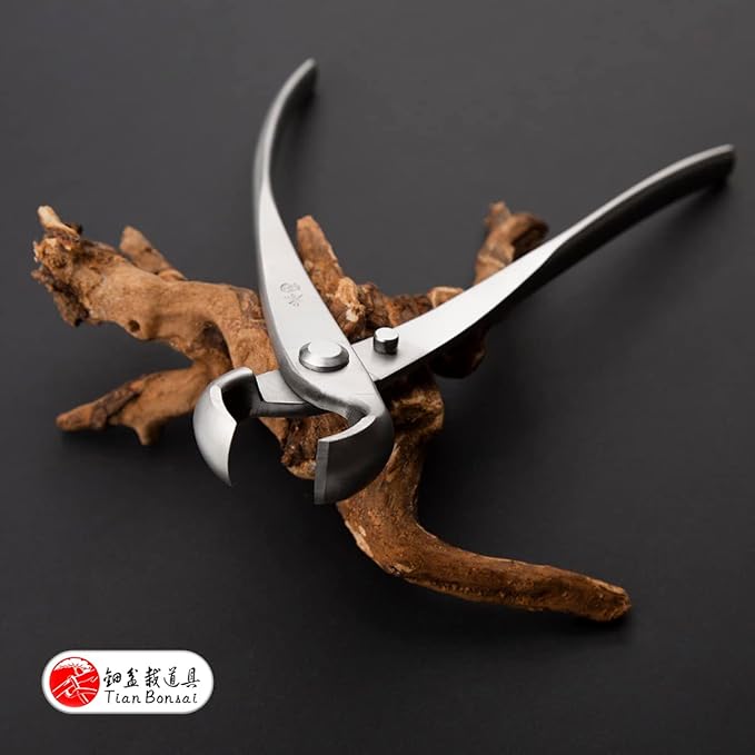Bonsai Knob Cutter Round Edge Cutter Professional Grade Branch Cutter Alloy Steel Bonsai Tools Equip With Tool Bag (MT-KC-205)