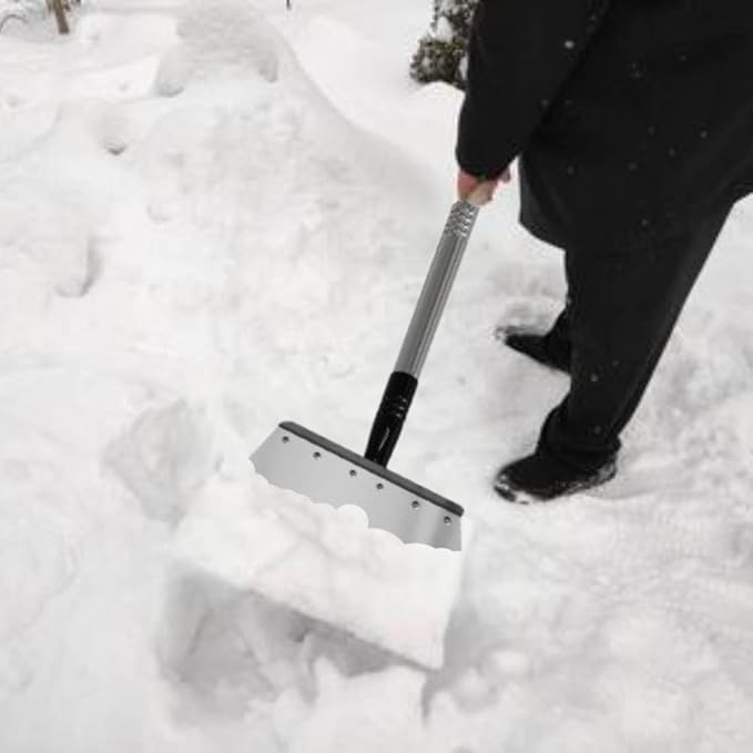 Garden Cleaning Shovel with 54" Adjustable Handle,Multifunctional Stainless Steel Cleaning Snow Shovel for Weeds and Moss,Lawn Edging Scraper Shovel,Outdoor Spade Tool for Weeding,Digging,Ice Removal