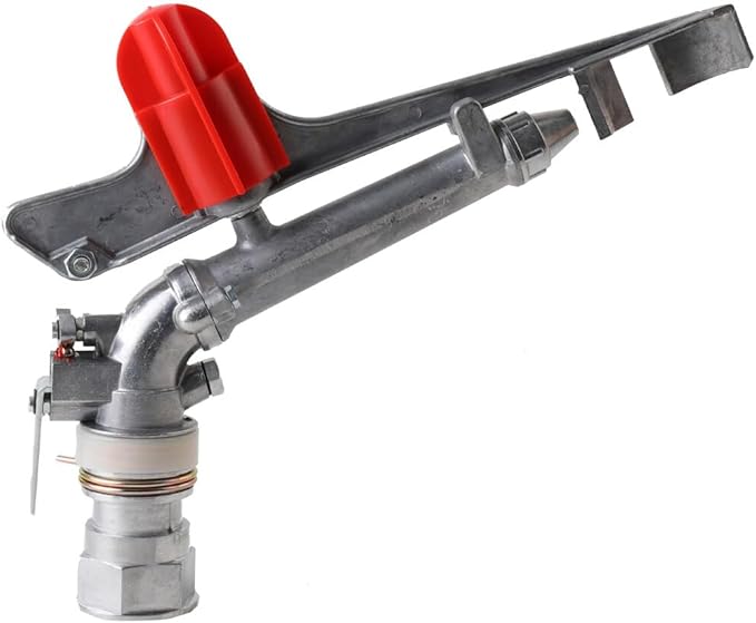 1.5" Agriculture Farm Irrigation Sprinkler Lawn Sprinkler Irrigation Spray Gun Large-Area Watering Spray 360° Rotary Farm Lawn Garden Irrigation, Pack of 2