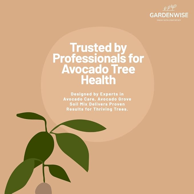 Avocado Tree Soil – Premium Organic Potting Mix for Avocado Trees | Tailored pH & Organic Nutrients | Fast-Draining & Moisture-Retaining | Indoor & Outdoor Use (1 Quart)