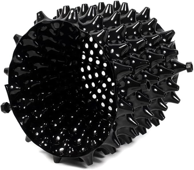 3 Gallon air Pruning pots New Plastic Nursery Pot Fruit Vegetable Garden self-Planting pots (10), Black (3G-10P)