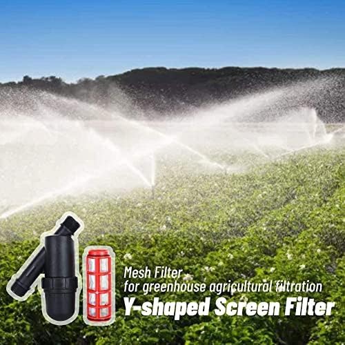 3/4" Screen Filter Mesh Gardening Drip Irrigation, Y Style Screen Irrigation Filter Drip Irrigation Pump Irrigation Filter